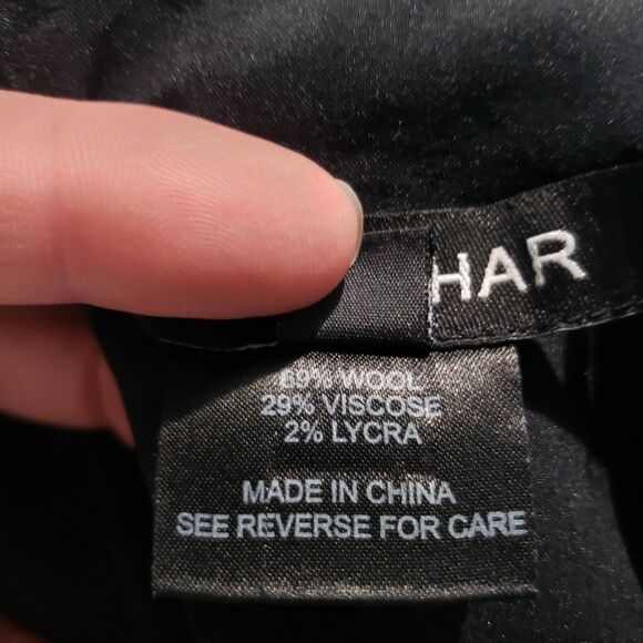 Laila Azhar Pinafore Jumper Dress Womens Size 6 Brown Wool Blend Sleeveless Mini - Picture 10 of 13